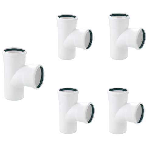 картинка Тройник Rehau 87°, 75, 75, PP полипропилен (5 шт) от магазина Сантехстрой