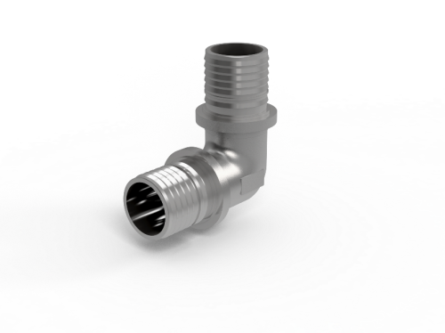 картинка Уголок соединительный с наружной резьбой 20×3/4" от магазина Сантехстрой
