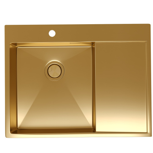 картинка Кухонная мойка Reflexion Maggiore RX2365GD брашированное золото от магазина Сантехстрой