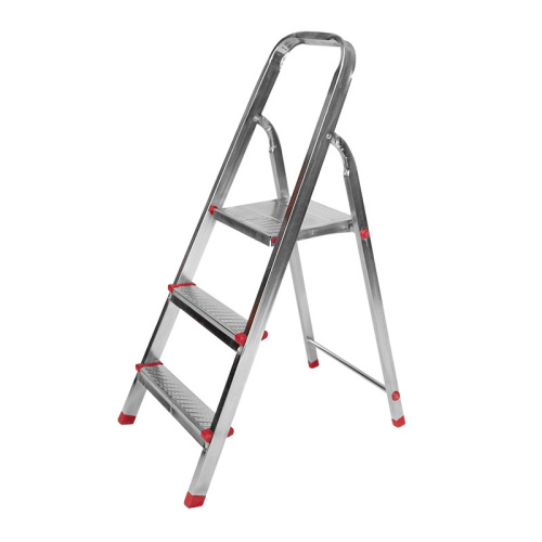 картинка Стремянка металлическая 3 ступеньки,  усиленный профиль REXANT от магазина Сантехстрой