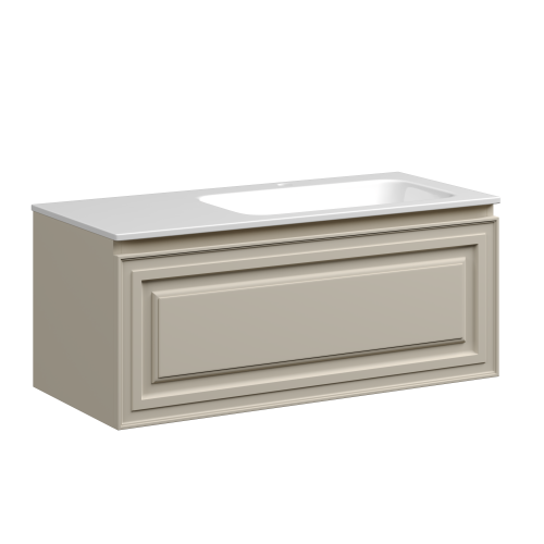 картинка Тумба под раковину подвесная правая Very 100 (Beige Soft), VR100RCE от магазина Сантехстрой