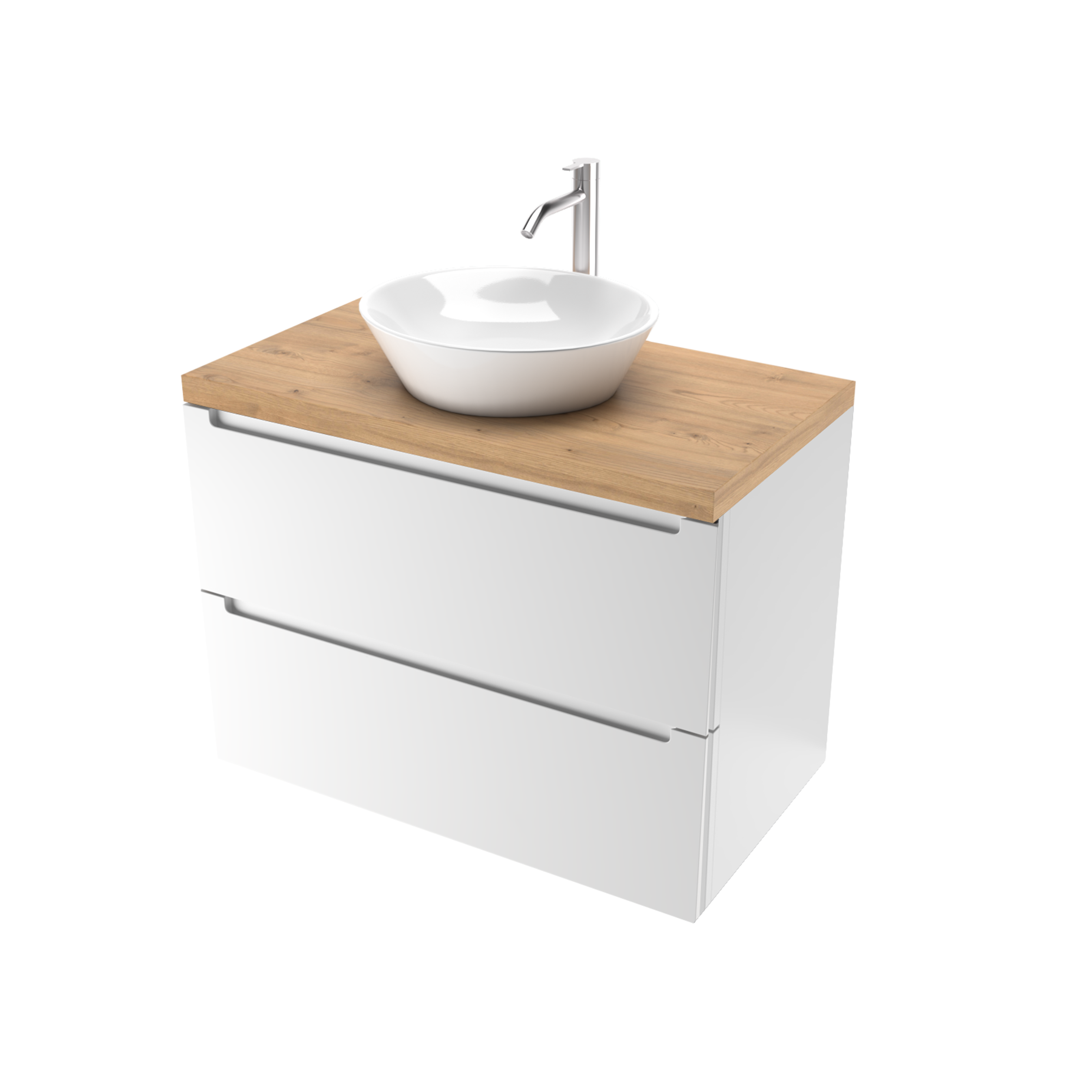 картинка Тумба под раковину/столешницу 60 Дион Белый мат от магазина Сантехстрой