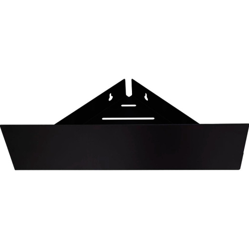 картинка Металлическая полка Aquanet Магнум 28 302225 угловая Черная матовая от магазина Сантехстрой