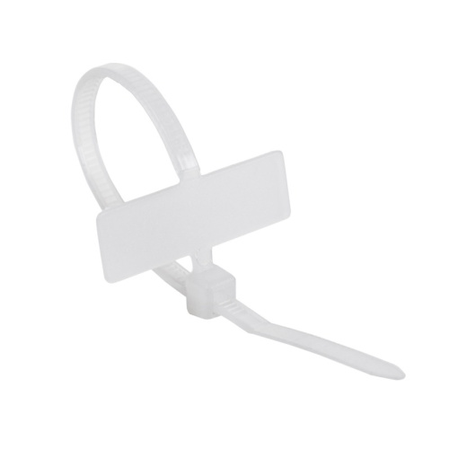 картинка Хомут под маркер nylon 100x2,5мм 100 шт.  белый REXANT от магазина Сантехстрой