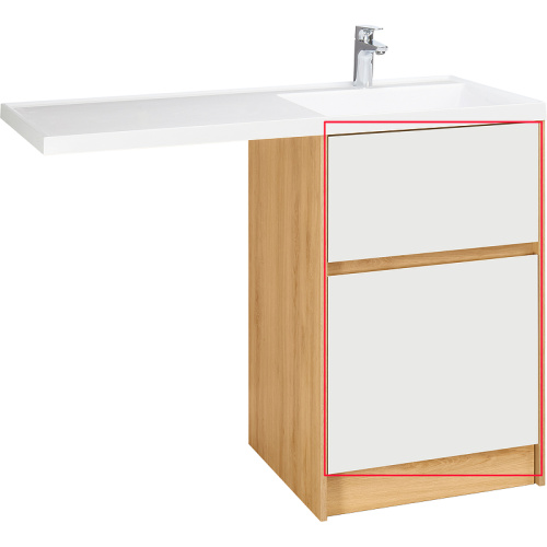 картинка Фасад для тумбы Aquaton Лондри 60 Белый (1A274801LH010) от магазина Сантехстрой