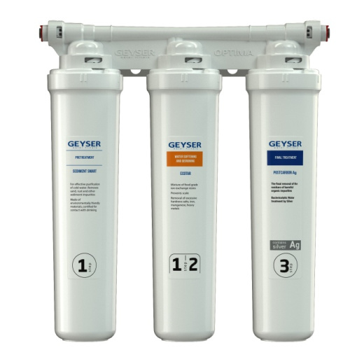 картинка Фильтр Гейзер Оптима Старт (без крана) от магазина Сантехстрой