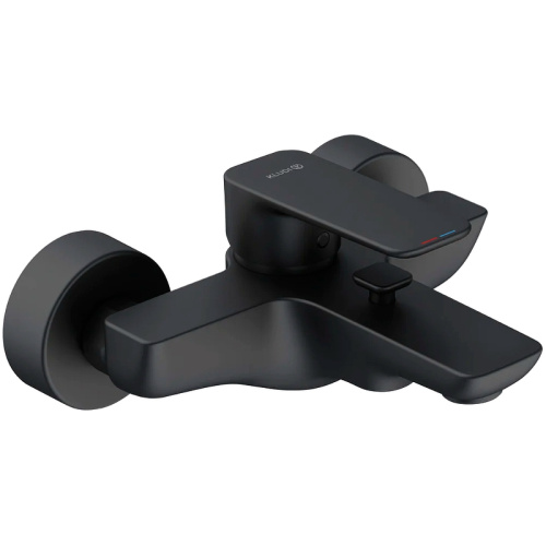изображение смеситель для ванны kludi pure style 406813975 черный матовый