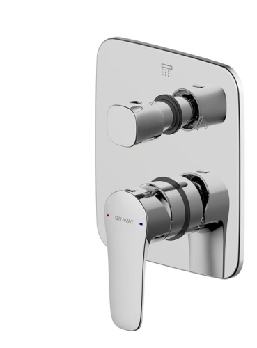 фотография смеситель для душа bravat pb8173218cp-2-eng хром