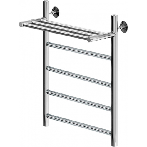 картинка Водяной полотенцесушитель Aquanet Mauro 60x40 282319 с полкой Хром от магазина Сантехстрой