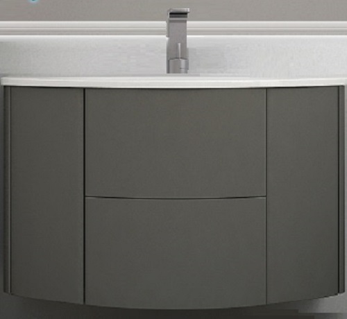 картинка Тумба под раковину Cezares Eden 90 55069 Grigio talpa opaco от магазина Сантехстрой