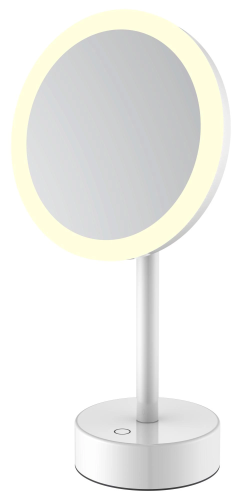 картинка Зеркало настольное с увеличением 5х JAVA (S-M551W) от магазина Сантехстрой