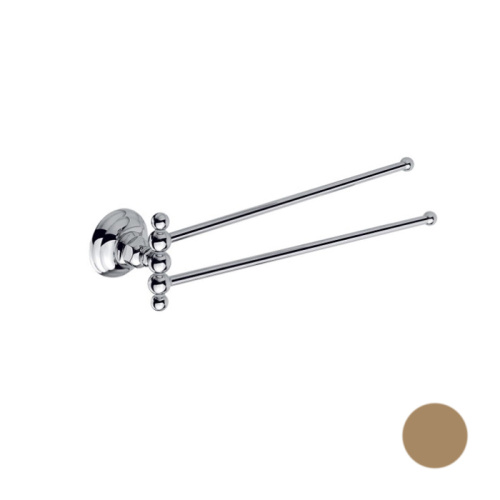 картинка Nicolazzi Accessori Двойной полотенцедержатель, цвет: бронза (Снято с производства) от магазина Сантехстрой