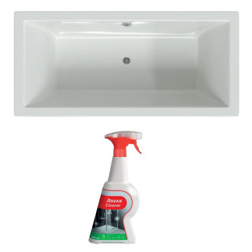 картинка Комплект SAN66 Акриловая ванна Berges Wasserhaus Tari 180x80 050029 без гидромассажа + чистящее средство от магазина Сантехстрой