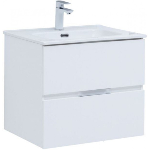 картинка Тумба с раковиной Aquanet Алвита New 274120 60 белый матовый от магазина Сантехстрой