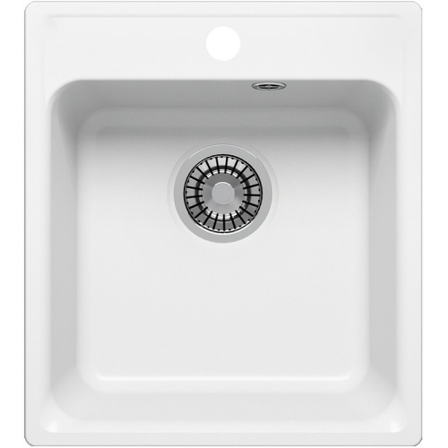 картинка Кухонная мойка Reflection Quadra 43 RF0243WH Белая от магазина Сантехстрой