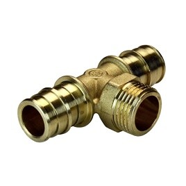 картинка Тройник с наружной резьбой для системы GX 20x3/4"Mx20 от магазина Сантехстрой