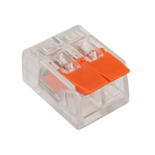 картинка Универсальная компактная клемма СМК 221-412, 2-проводная до 4,0 мм² (50 шт/уп) REXANT от магазина Сантехстрой