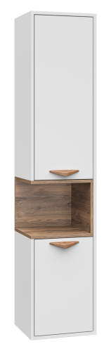 картинка Пенал Brevita правый (белый) 35x165 Bergen от магазина Сантехстрой