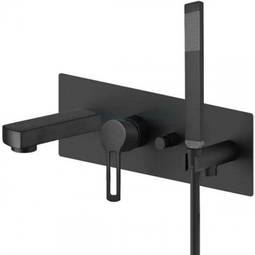 изображение смеситель для ванны paffoni 227540 черный