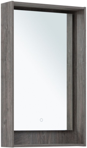 картинка Зеркало Милан 50 LED цв. дуб рошелье (336392) от магазина Сантехстрой