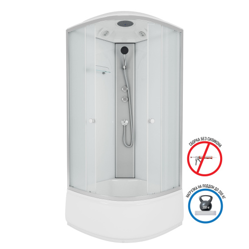 картинка Душ.каб. Niagara Eco E80/40/MT (800х800х2150) 4 места от магазина Сантехстрой