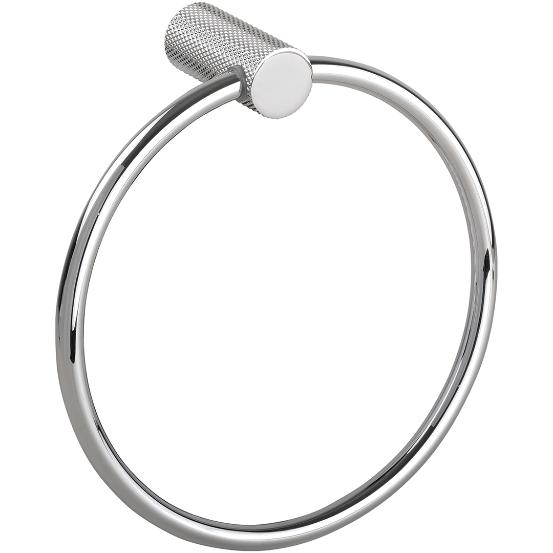 картинка BRILIA Полотенцедержатель кольцо, полированное серебро от магазина Сантехстрой