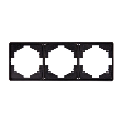 картинка Рамка ROUND 3-постовая оникс KRANZ от магазина Сантехстрой