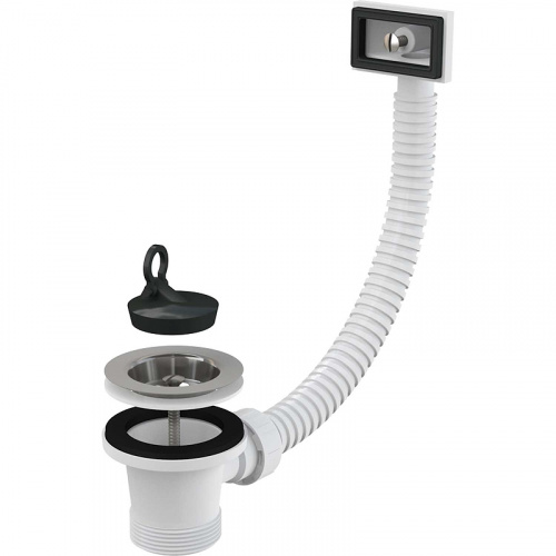 картинка Выпуск для кухонной мойки Alcadrain A331 Нержавеющая сталь от магазина Сантехстрой