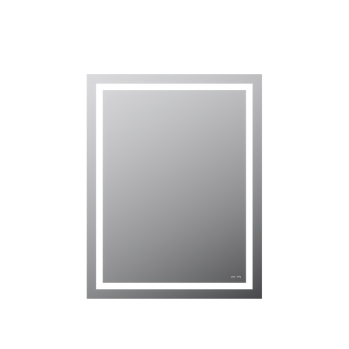картинка M91AMOX0551WG Универсальное зеркало настенное с контурной LED-подсветкой, 55 см от магазина Сантехстрой