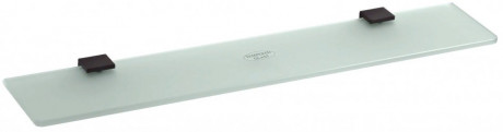 картинка Полка стеклянная 70 см Bemeta Nero 135002240 от магазина Сантехстрой