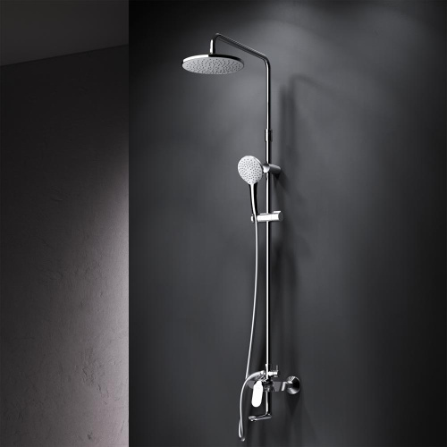 картинка F0785C900 Sunny,душ.система,набор:см-ль д/ванны/душа,верхний душ d220 мм, ручной душ 110 мм, 1 функц от магазина Сантехстрой