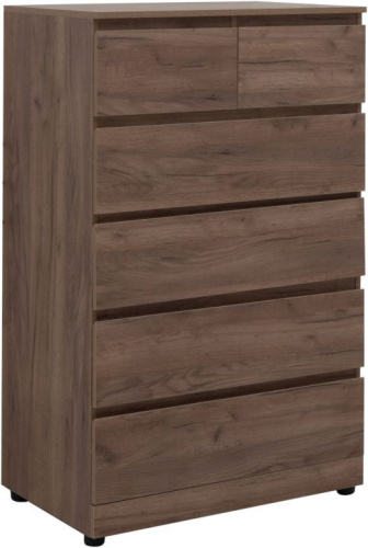 картинка Комод Aquanet Сканди 800x480 Дуб крафт (6 ящиков) от магазина Сантехстрой