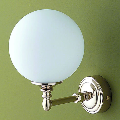 картинка Devon Chelsea Светильник настенный IP20, абажур: стекло матовое, цвет фурнитуры: светлое золото от магазина Сантехстрой