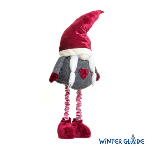 картинка Фигурка Гномочка на телескопических ногах 80/125 см от магазина Сантехстрой