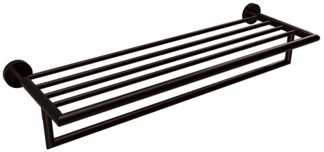 картинка Полка для полотенец 55 см Bemeta Dark 104219070 от магазина Сантехстрой