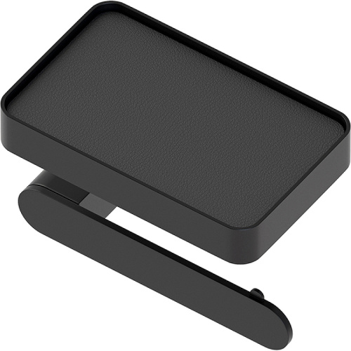 картинка Держатель туалетной бумаги Artwelle Schwarz 7726 с полкой Черный матовый от магазина Сантехстрой