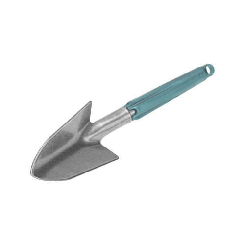 картинка Совок садовый широкий с цельнометаллической ручкой покрытой пластиком ЧЕТЫРЕ СЕЗОНА от магазина Сантехстрой