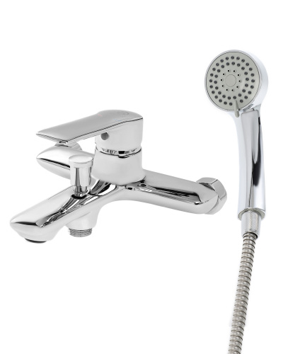 изображение смеситель для ванны/душа agger clean a2410000 с душевым набором