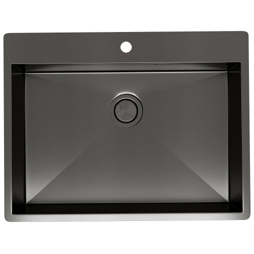 картинка Кухонная мойка Reflexion Iseo RX2265BL оружейная сталь от магазина Сантехстрой
