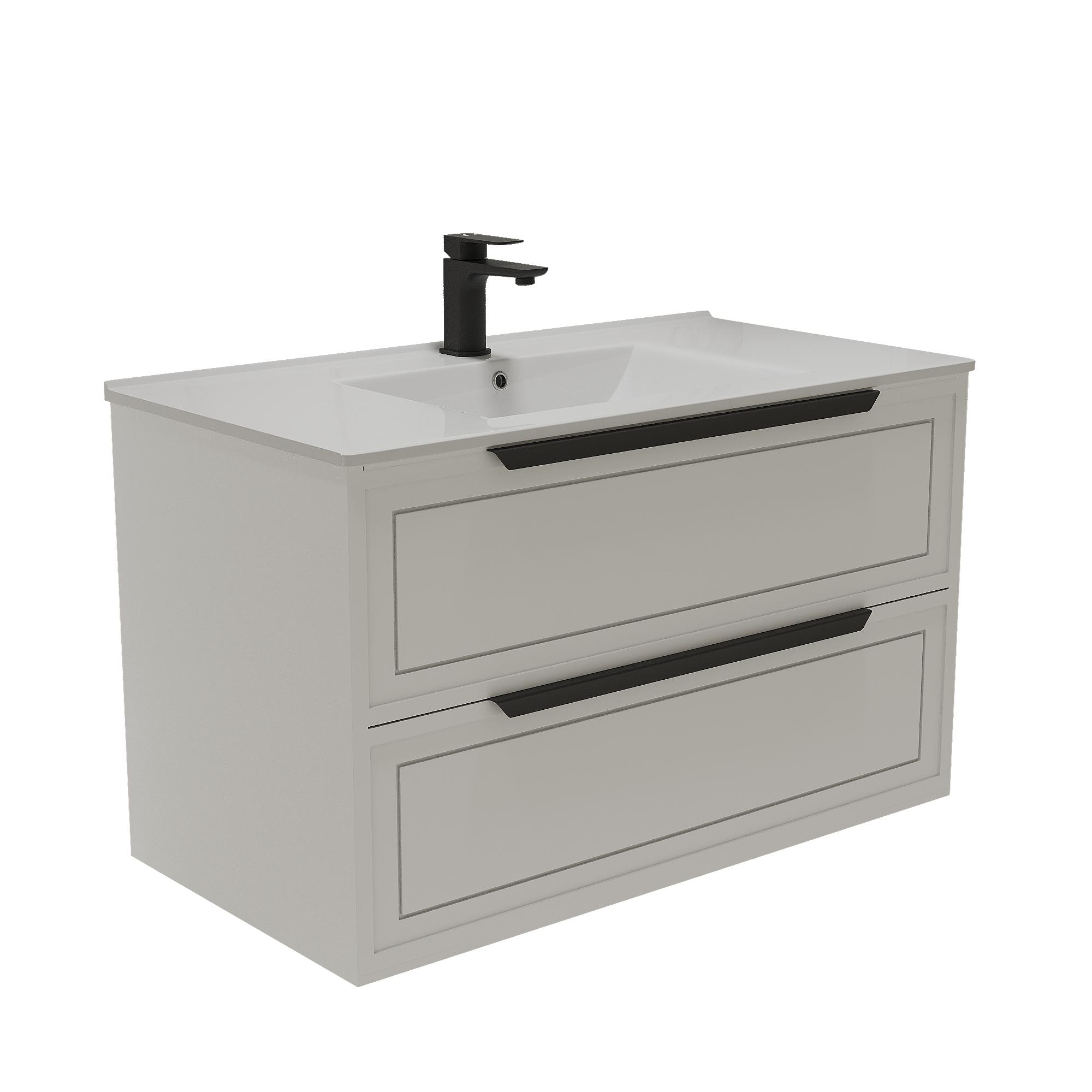 картинка Тумба под раковину/столешницу Севилья 100, Белый мат от магазина Сантехстрой