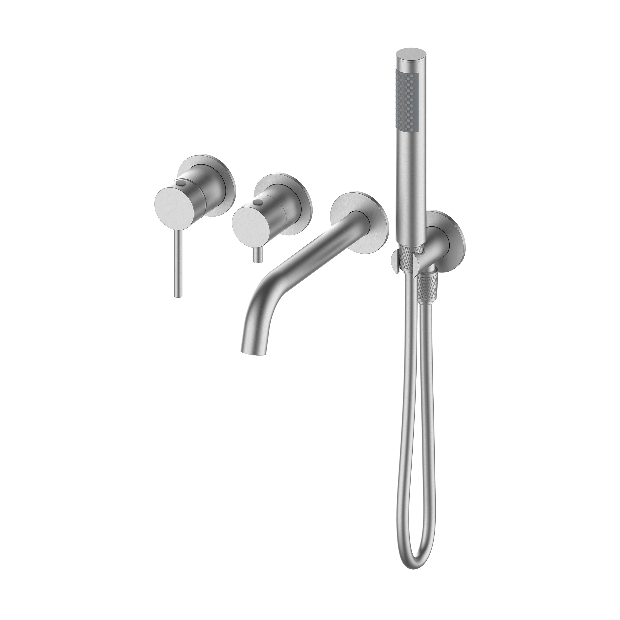 картинка Смеситель для ванны скрытого монтажа с внутренней частью Y OL-889017-BN, никель матовый от магазина Сантехстрой