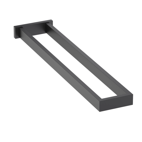 картинка Полотенцедержатель двойной Timo Selene черный (14052/03) от магазина Сантехстрой