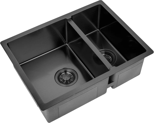 картинка Мойка кухонная Zorg Light ZL R 580-2-440 GRAFIT графит от магазина Сантехстрой