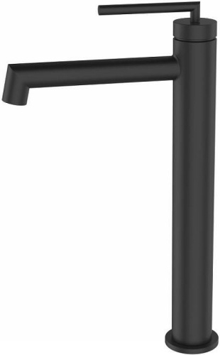 фотография смеситель belbagno acqua-lmc-nero для раковины-чаши, черный матовый