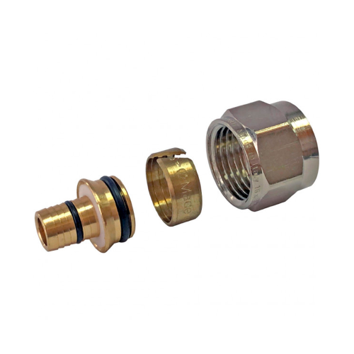 картинка Фитинг компрессионный STOUT для труб PEX-AL-PEX 16х2,6х1/2 от магазина Сантехстрой