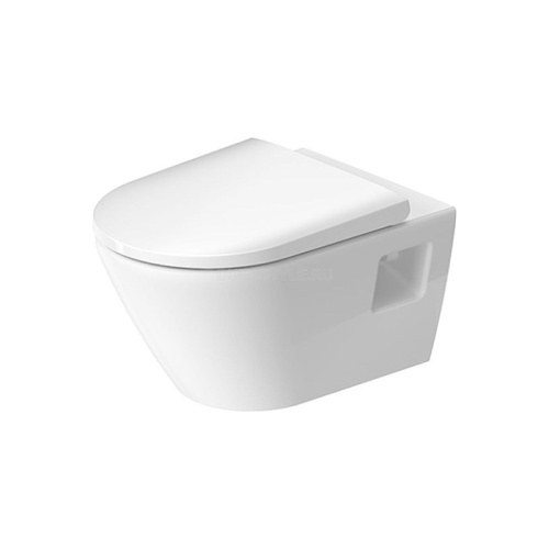 картинка Duravit D-Neo Унитаз подвесной 370х540  мм безободковый, цвет: белый (СПЕЦЦЕНА) от магазина Сантехстрой