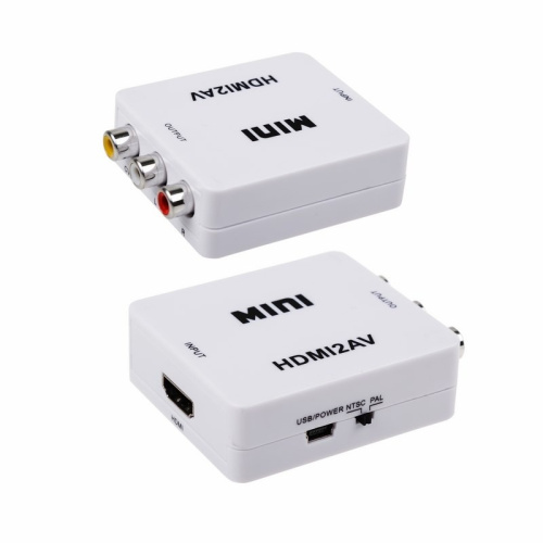 картинка Конвертер HDMI на 3 RCA,  пластик,  белый REXANT от магазина Сантехстрой