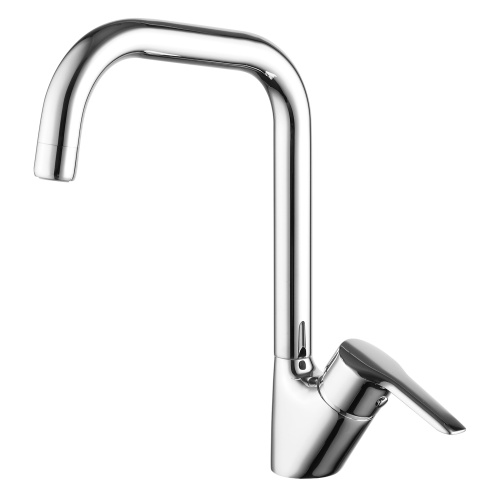 картинка смеситель для кухни azario керамический картридж, хром (az-hu245904)