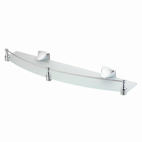 картинка Стеклянная полка WasserKRAFT Wern K-2544 Хром от магазина Сантехстрой