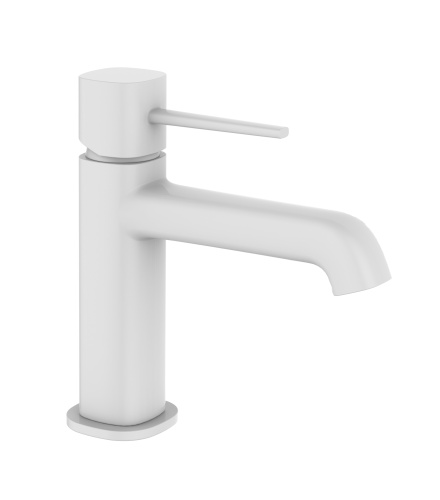 фотография смеситель для раковины orange karl m05-021w белый